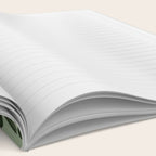 Floral Prints, Dark Green, Colour Prints Notebook Gallery Image 2