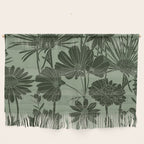 Floral Prints, Dark Green, Colour Prints Wall Hanging Gallery Image 1