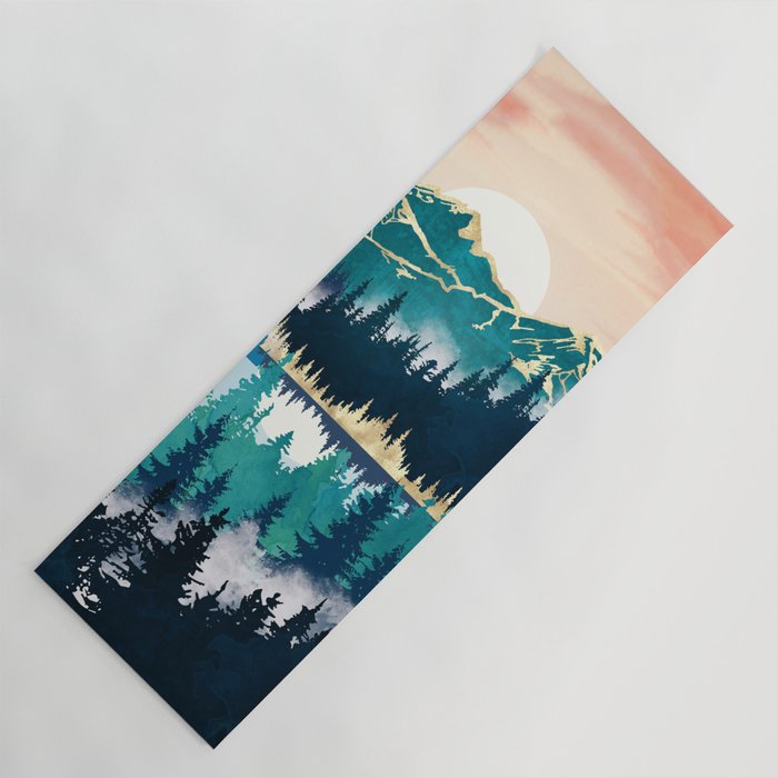 Lake Mist Yoga Mat Gallery Image 1