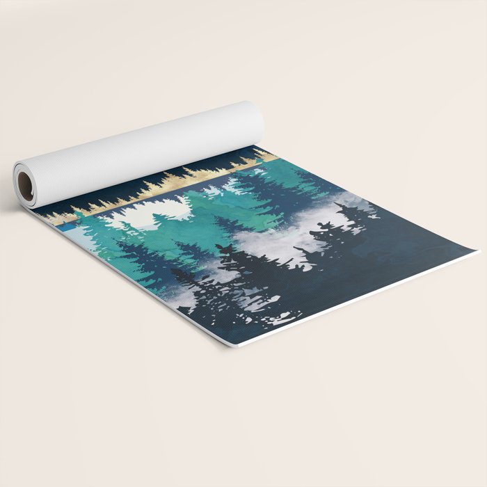 Lake Mist Yoga Mat Gallery Image 2