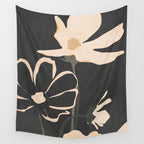 Modern Abstract Art Flowers 5 Wall Tapestry Gallery Image 4