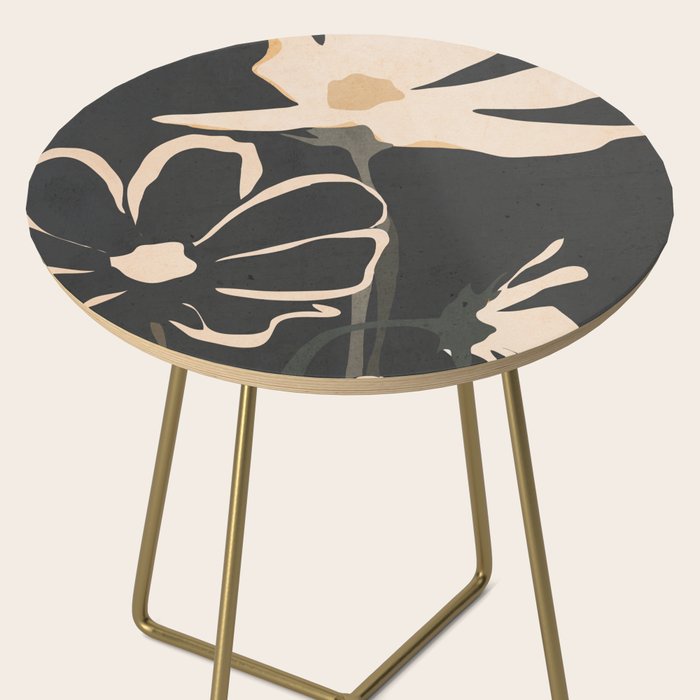 Modern Abstract Art Flowers 5 Side Table Gallery Image 2