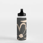 Modern Abstract Art Flowers 5 Water Bottle Gallery Image 3