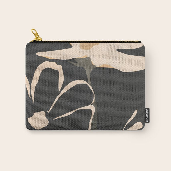 Modern Abstract Art Flowers 5 Carry All Pouch Gallery Image 1
