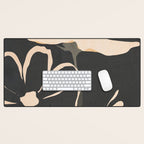 Modern Abstract Art Flowers 5 Desk Mat Gallery Image 1