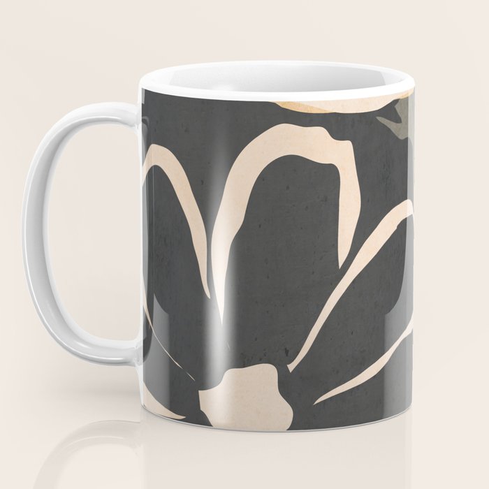 Modern Abstract Art Flowers 5 Coffee Mug Gallery Image 3