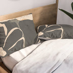 Modern Abstract Art Flowers 5 Pillow Sham Gallery Image 2