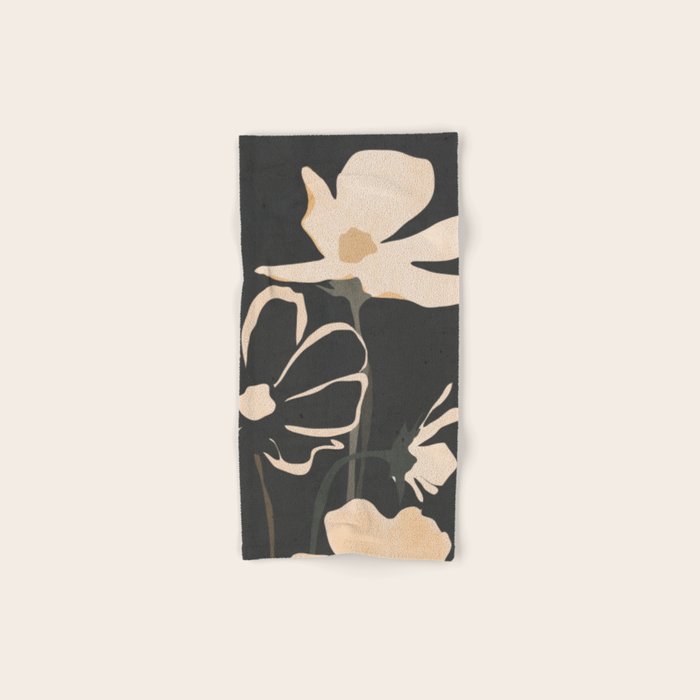 Modern Abstract Art Flowers 5 Bath Towel Gallery Image 1