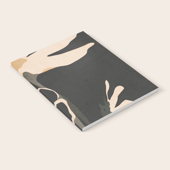 Modern Abstract Art Flowers 5 Notebook Gallery Image 1