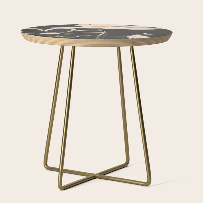 Modern Abstract Art Flowers 5 Side Table Gallery Image 1