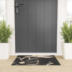 Modern Abstract Art Flowers 5 Welcome Mat Gallery Image 3