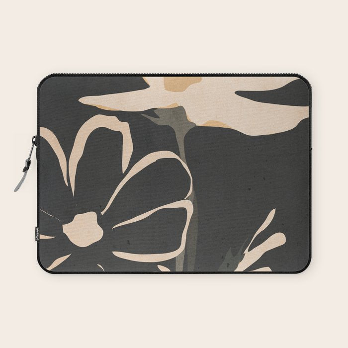 Modern Abstract Art Flowers 5 Laptop Sleeve Gallery Image 1