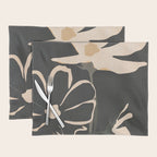 Modern Abstract Art Flowers 5 Placemat Gallery Image 1