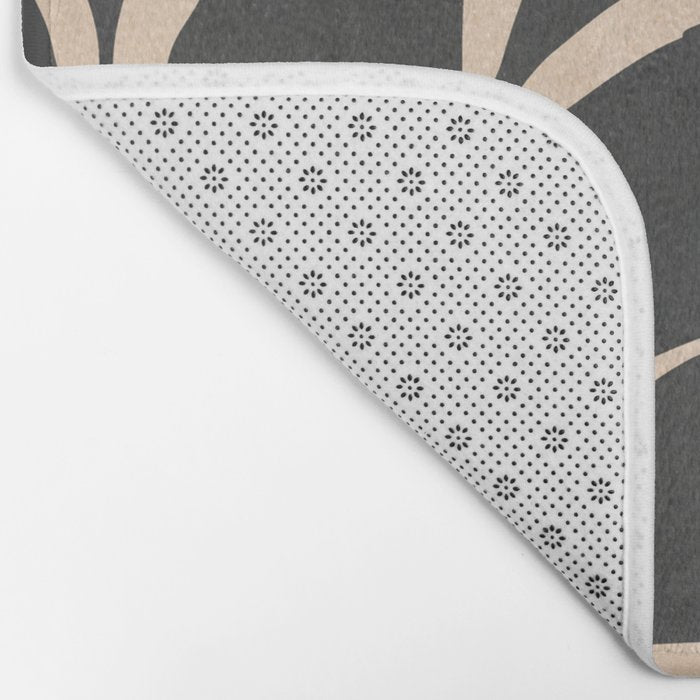 Modern Abstract Art Flowers 5 Bath Mat Gallery Image 2