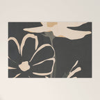 Modern Abstract Art Flowers 5 Welcome Mat Gallery Image 1