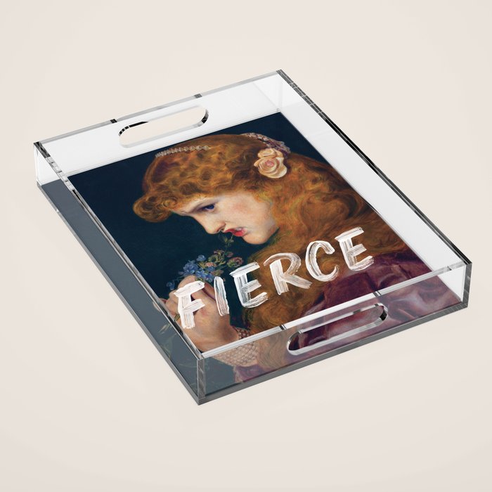 Fierce - Feminist Acrylic Tray Gallery Image 1