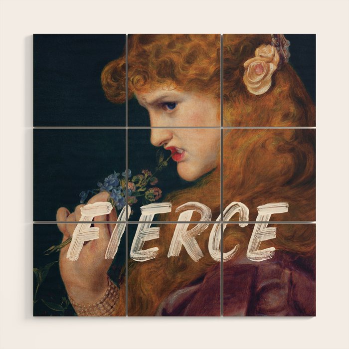 Fierce - Feminist Wood Wall Art Gallery Image 1
