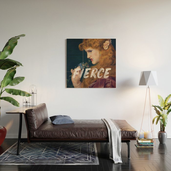 Fierce - Feminist Wood Wall Art Gallery Image 2