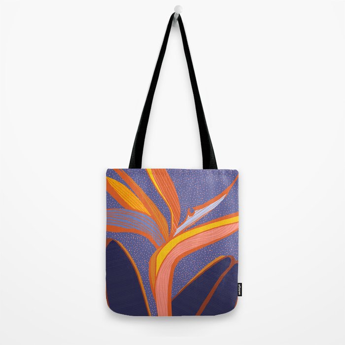 Bright Tropical Flower Tote Bag Gallery Image 2