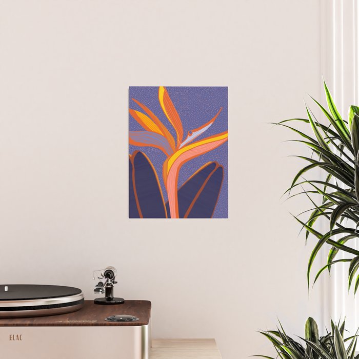 Bright Tropical Flower Poster Gallery Image 2