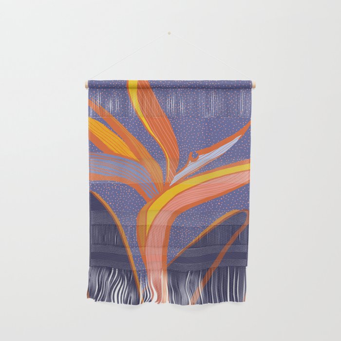 Bright Tropical Flower Wall Hanging Gallery Image 1