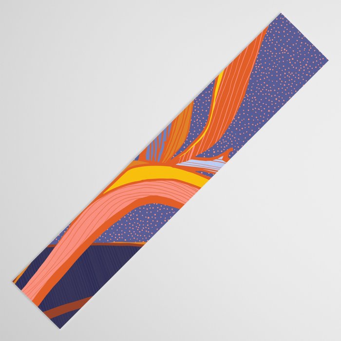 Bright Tropical Flower Table Runner Gallery Image 3