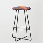 Bright Tropical Flower Stool Gallery Image 1