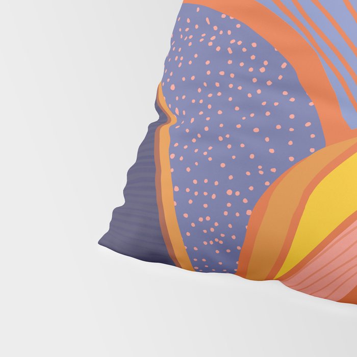Bright Tropical Flower Pillow Sham Gallery Image 4