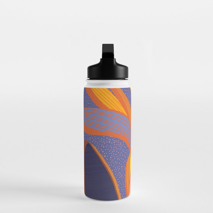 Bright Tropical Flower Water Bottle Gallery Image 3