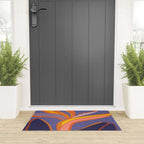 Bright Tropical Flower Welcome Mat Gallery Image 3