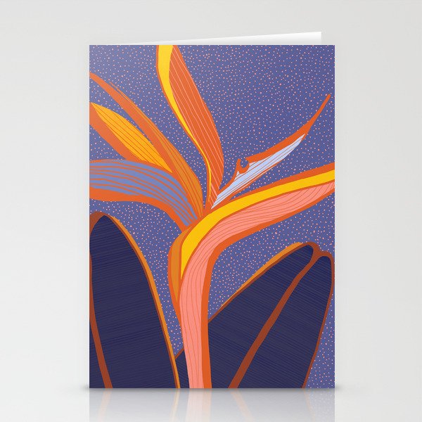 Bright Tropical Flower Stationery Card Gallery Image 1
