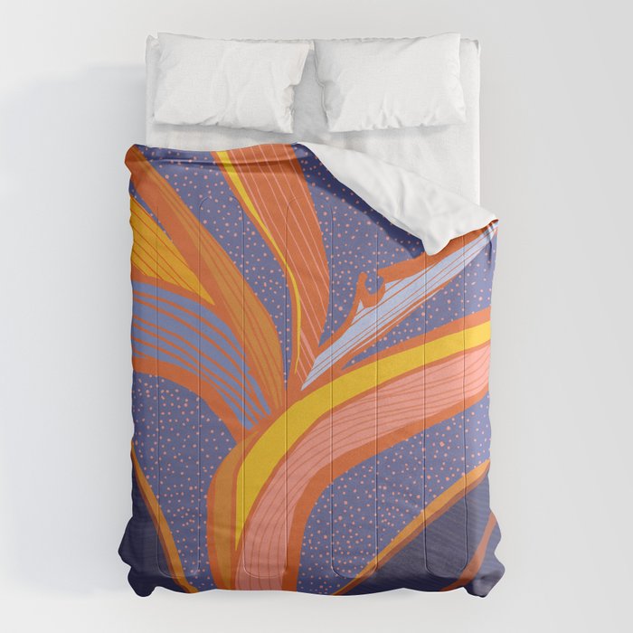 Bright Tropical Flower Comforter Gallery Image 1