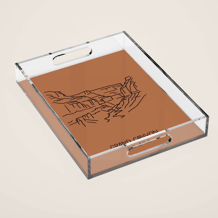 Grand Canyon National Park Acrylic Tray Gallery Image 1