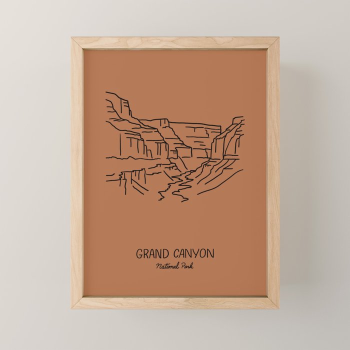 Grand Canyon National Park Mini Art Print Gallery Image 1