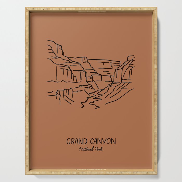 Grand Canyon National Park Serving Tray Gallery Image 1