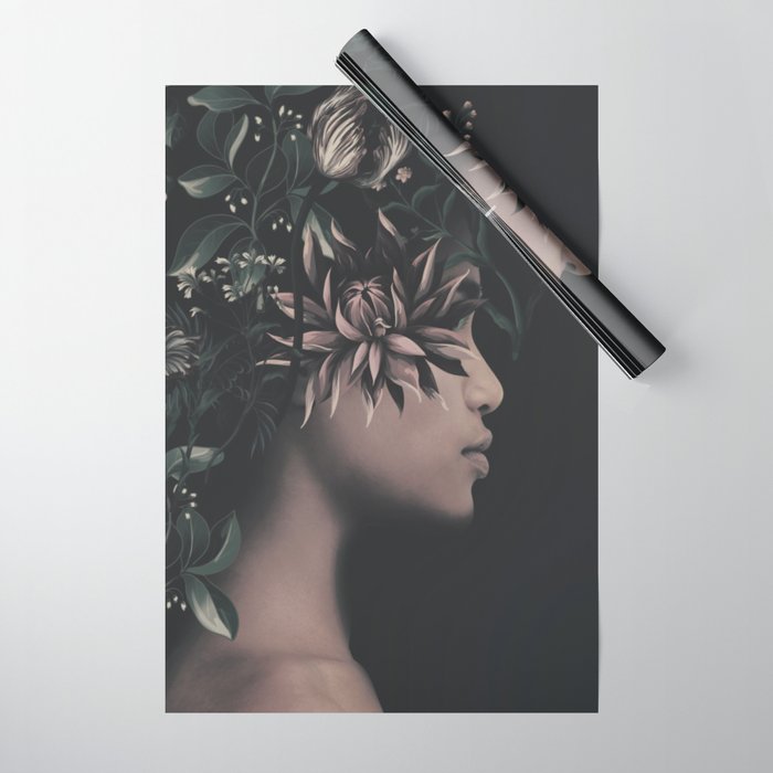 Night Bloom 2 Wrapping Paper Gallery Image 1