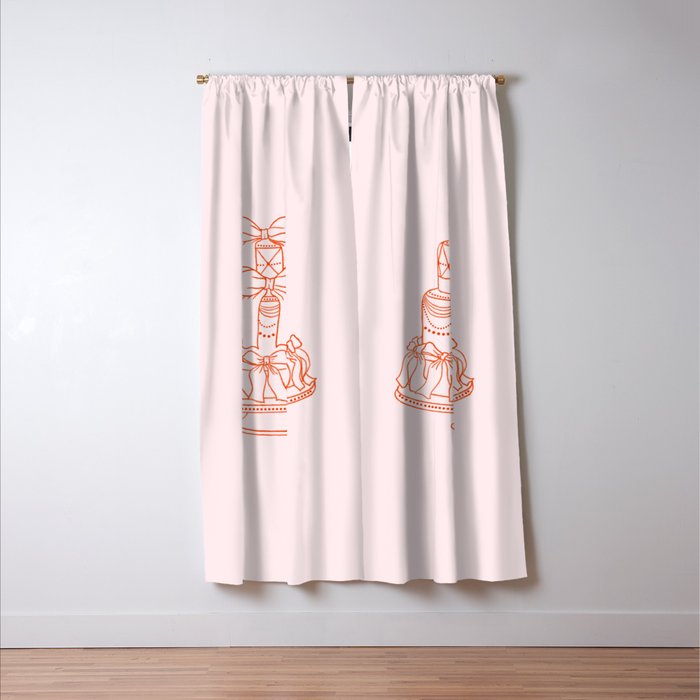 Preppy Bow Cake Window Curtain Gallery Image 3