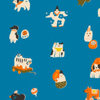 Japanese toys in blue Coffee Mug Gallery Image 2