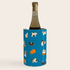 Japanese toys in blue Wine Chiller Gallery Image 2