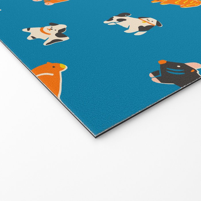 Japanese toys in blue Welcome Mat Gallery Image 2