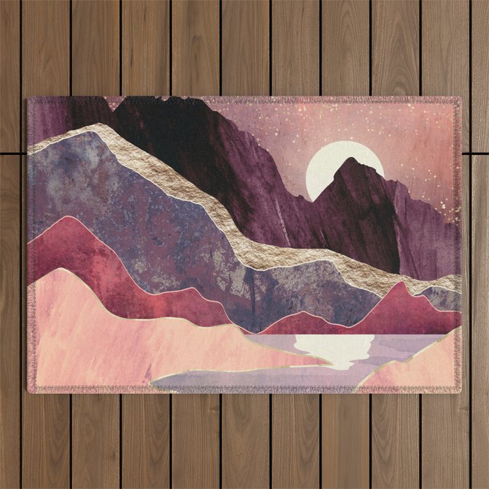 Blush Vista Outdoor Rug Gallery Image 1