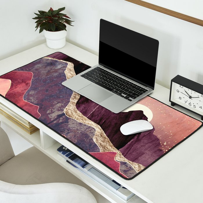 Blush Vista Desk Mat Gallery Image 2