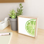 Tutti Frutti Lime Watercolor Painting Mini Art Print Gallery Image 2