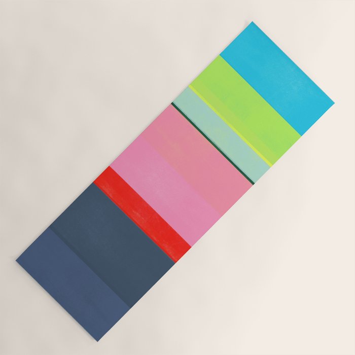stripe study 35 Yoga Mat Gallery Image 1