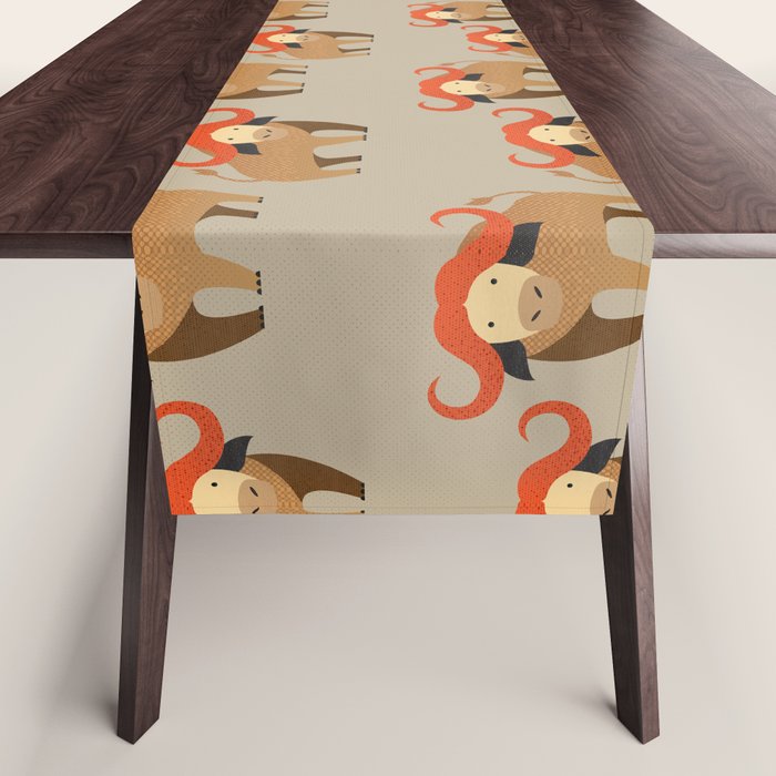 Whimsy Cape Buffalo II Table Runner Gallery Image 1