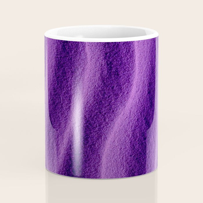 Sand Ripples - Purple Coffee Mug Gallery Image 4