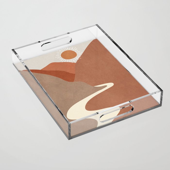 Minimalistic Landscape I Acrylic Tray Gallery Image 1