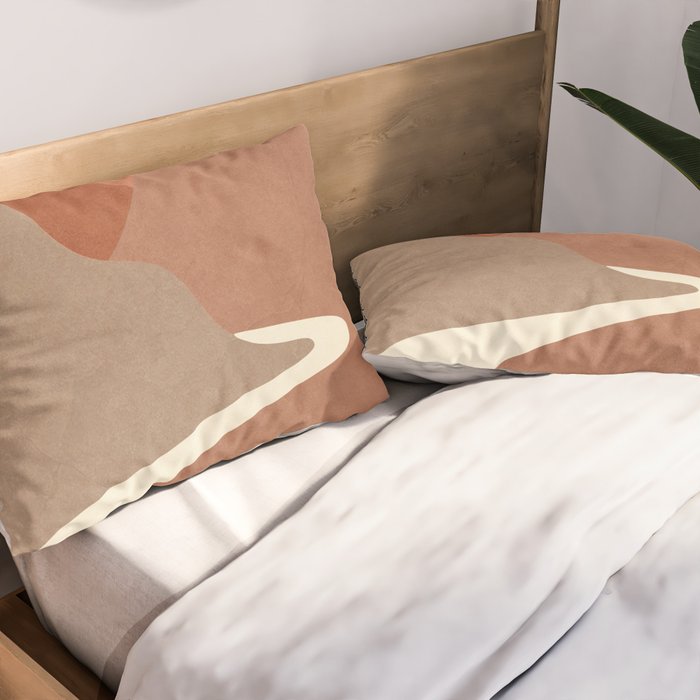 Minimalistic Landscape I Pillow Sham Gallery Image 2