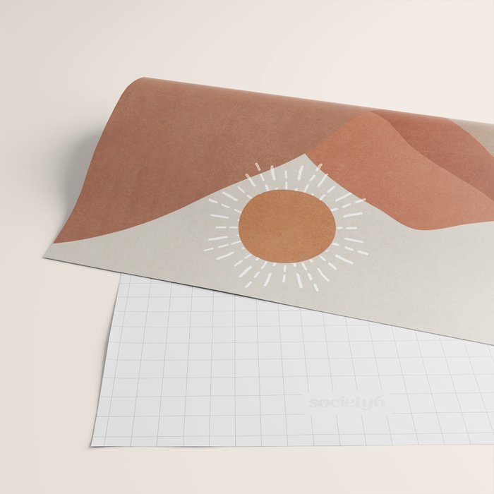 Minimalistic Landscape I Wrapping Paper Gallery Image 2