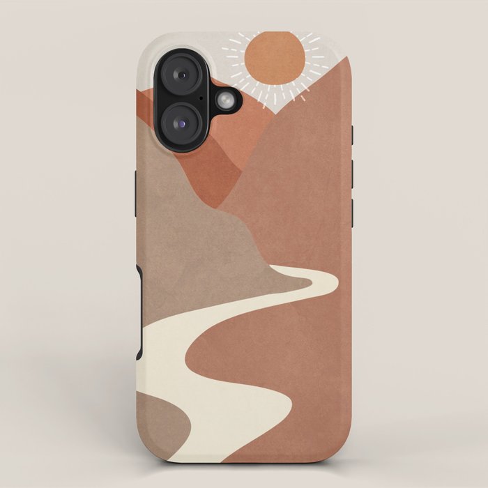Minimalistic Landscape I iPhone Case Gallery Image 1